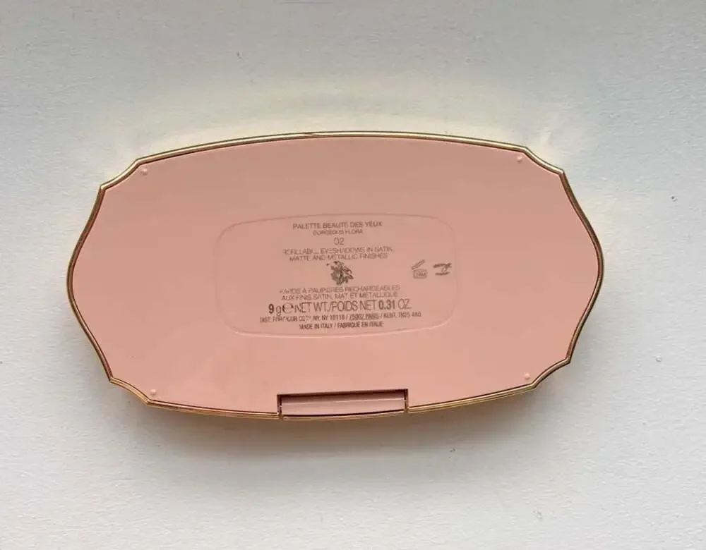 Gucci Beauté Des Yeux Gorgeous Flora Eyeshadow Palette Case (Empty)